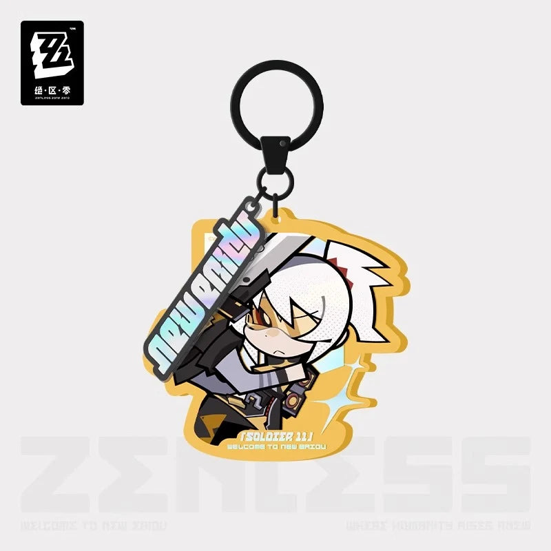 Zenless Zone Zero - Obol Squad Ridu Chibi Acrylic Keychain miHoYo