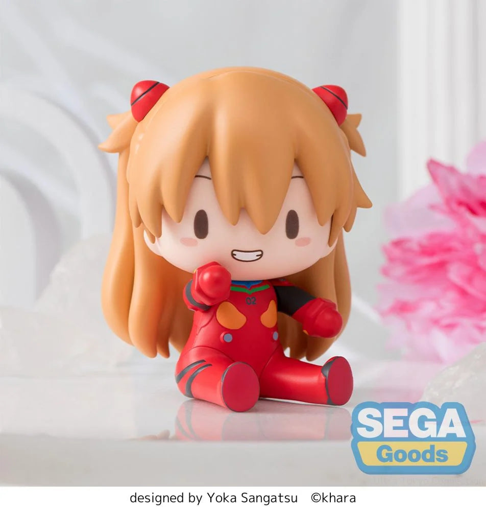 Rebuild of Evangelion - Asuka Langley (Plug Suit Ver) Fuwa Petit Chibi Figure SEGA