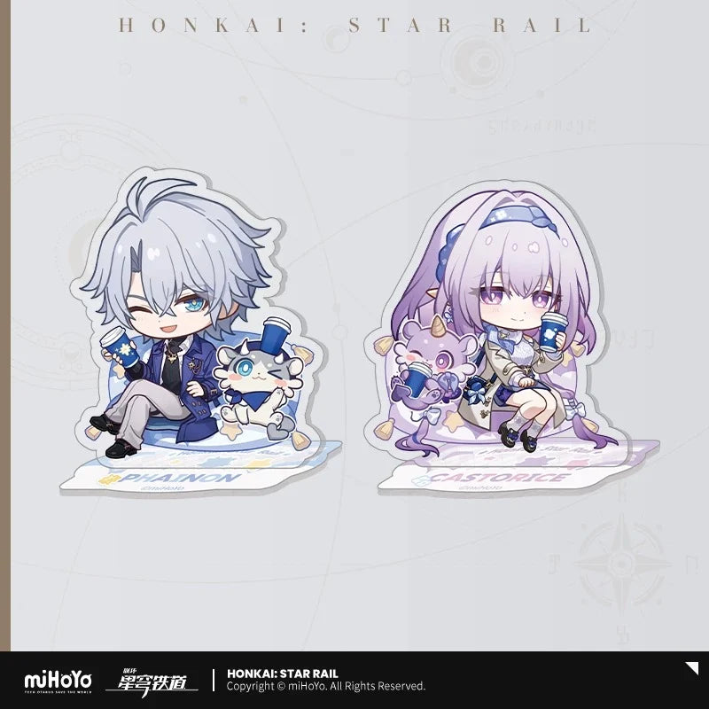 Honkai: Star Rail - Castorice & Phainon Express Travel Notes Chibi Acrylic Stand miHoYo