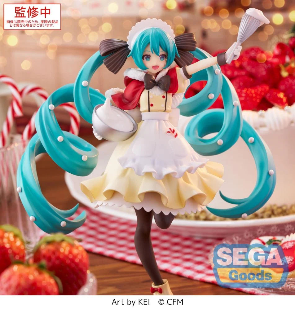 Hatsune Miku - Hatsune Miku (Christmas 2025 Ver) Luminasta Prize Figure SEGA
