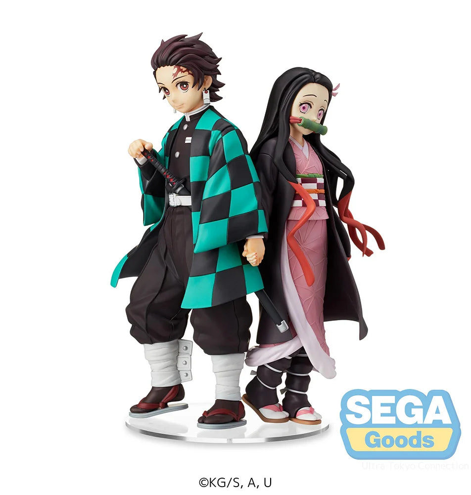 Demon Slayer: Kimetsu no Yaiba - Tanjiro Kamado & Nezuko Kamado (Rerelease) Prize Figure SEGA