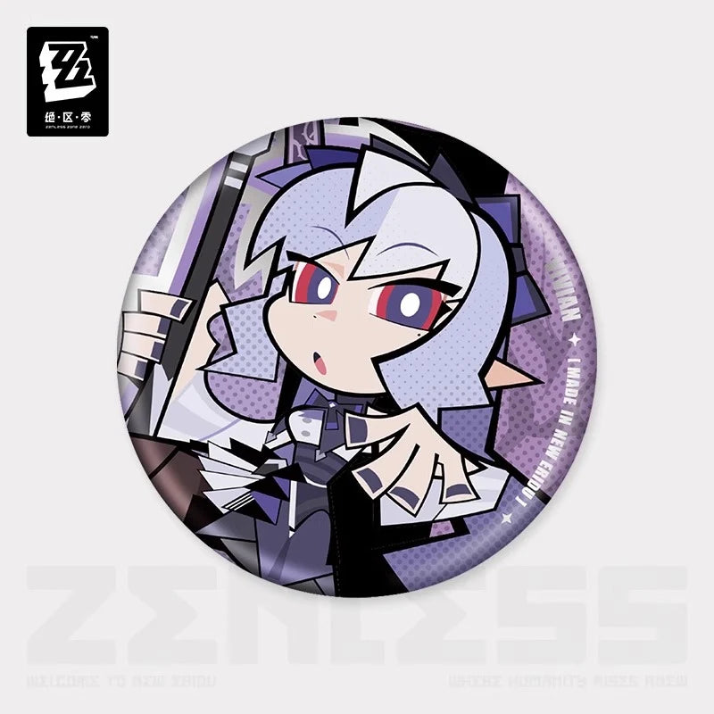 Zenless Zone Zero - Mockingbird Ridu Chibi Badge miHoYo