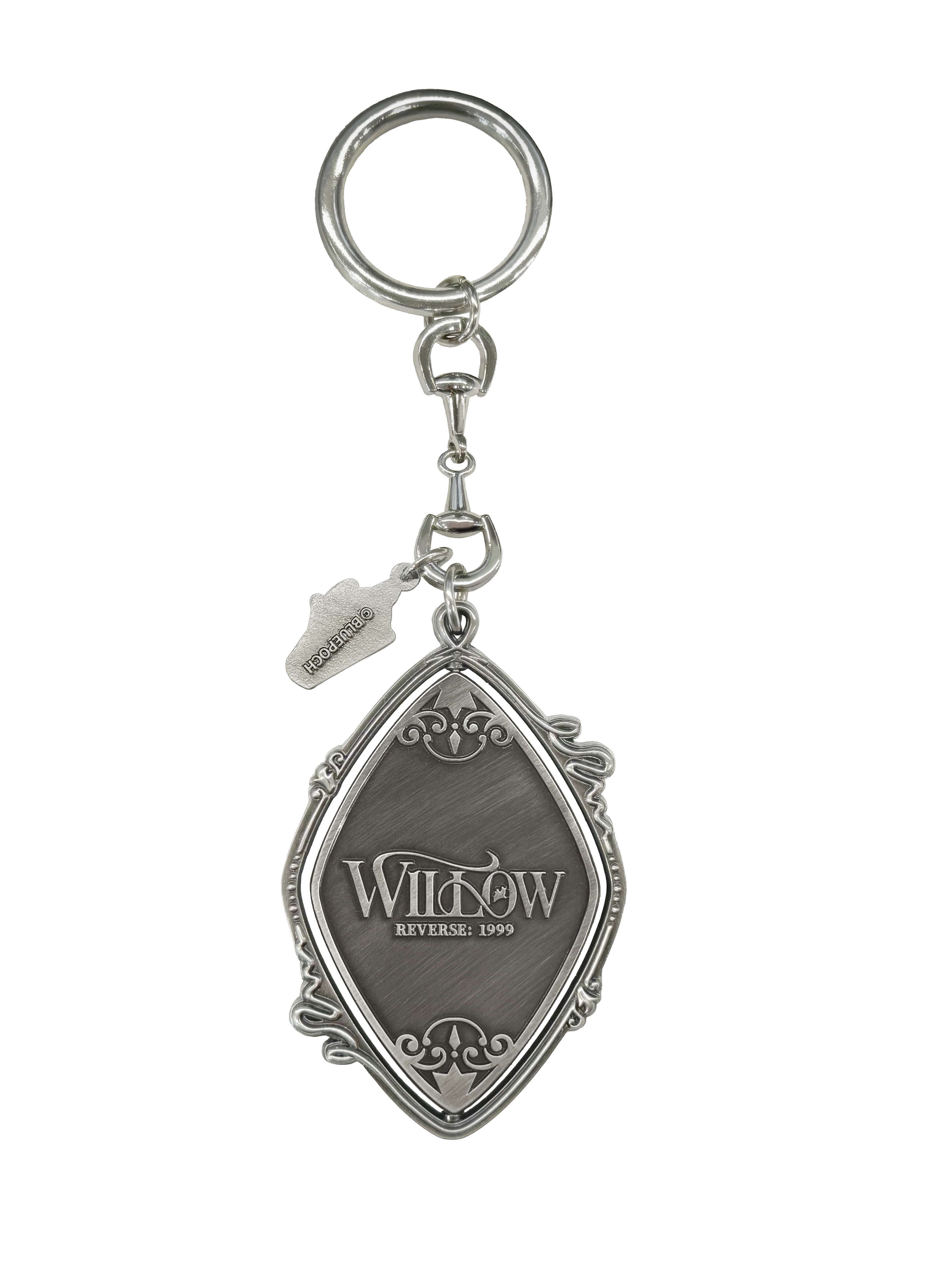 Reverse: 1999 - Wings Unfurled Series Willow Magazine Clipping & Metal Bag Charm BLUEPOCH