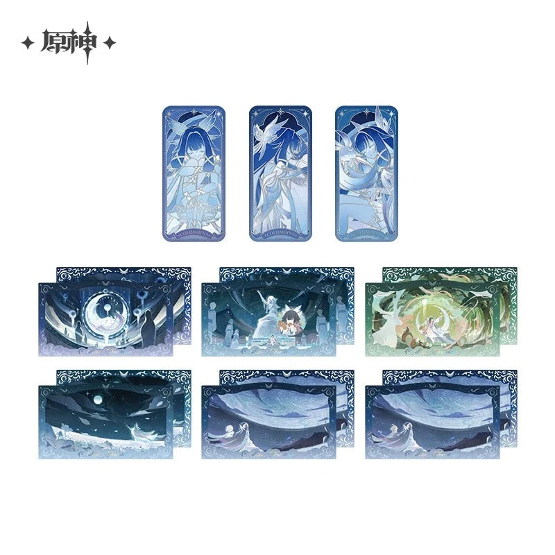 Genshin Impact - Companion Moon Chronicle Series Badge & Commemorative Card Set miHoYo