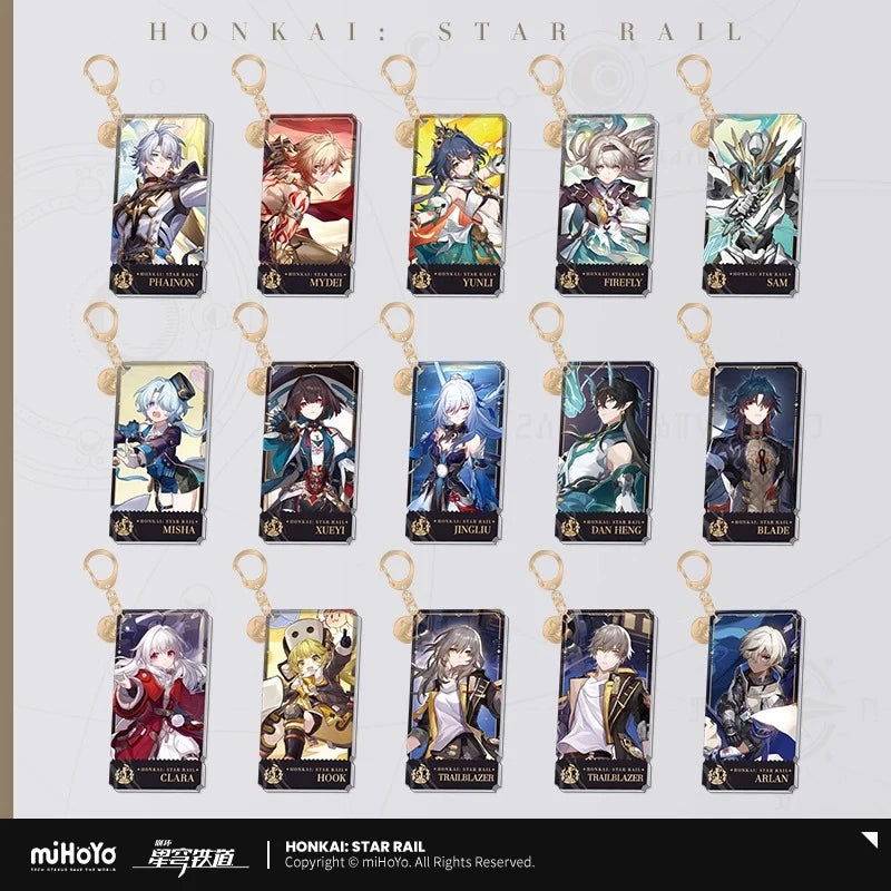 Honkai: Star Rail - The Destruction Path Character Warp Artwork Acrylic Keychain miHoYo