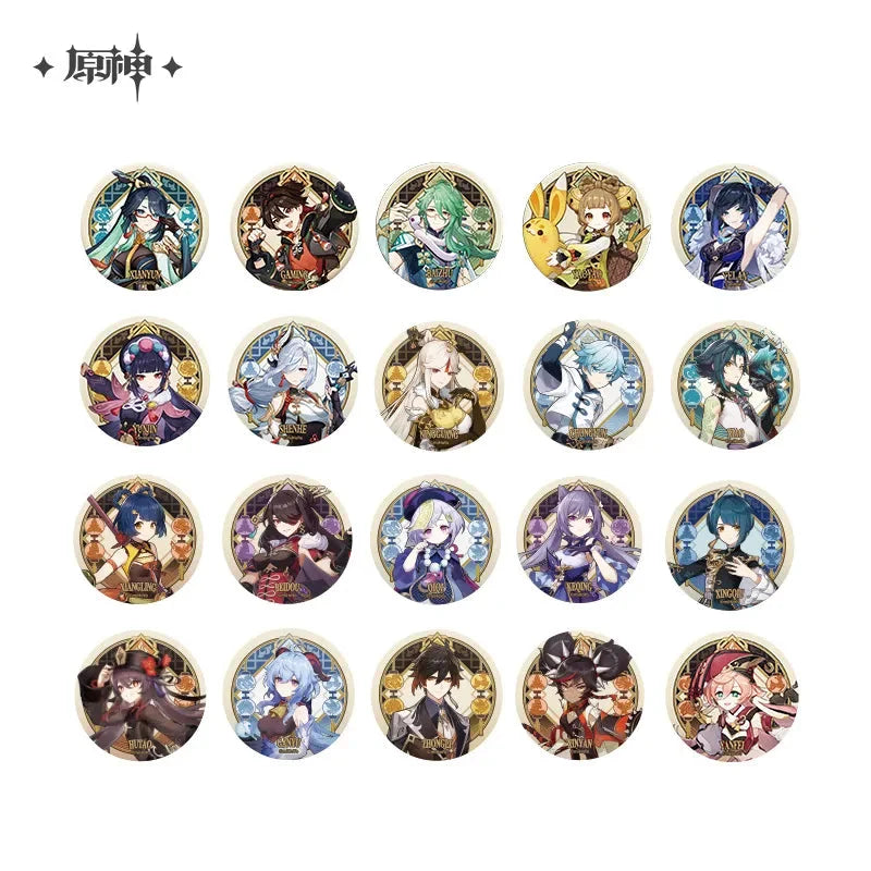 Genshin Impact - Liyue Collection Character Badges miHoYo