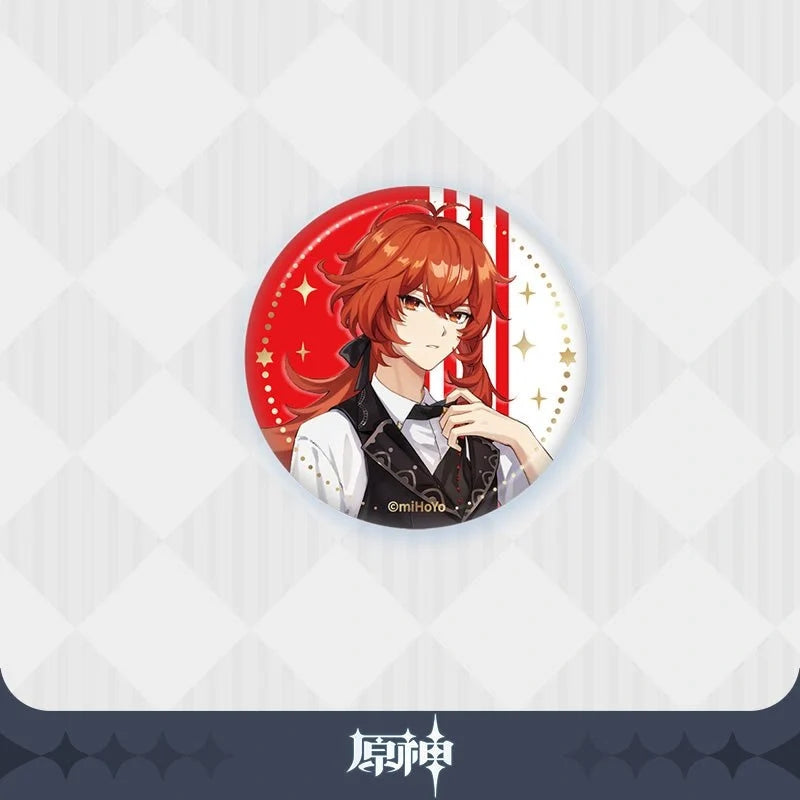 Genshin Impact - Outland Gastronomy Character Acrylic Stand & Badges miHoYo x KFC