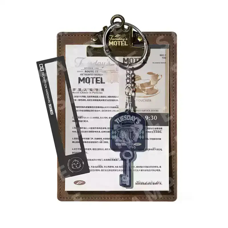 Reverse: 1999 - Motel Check in Guidelines Series Notepad BLUEPOCH