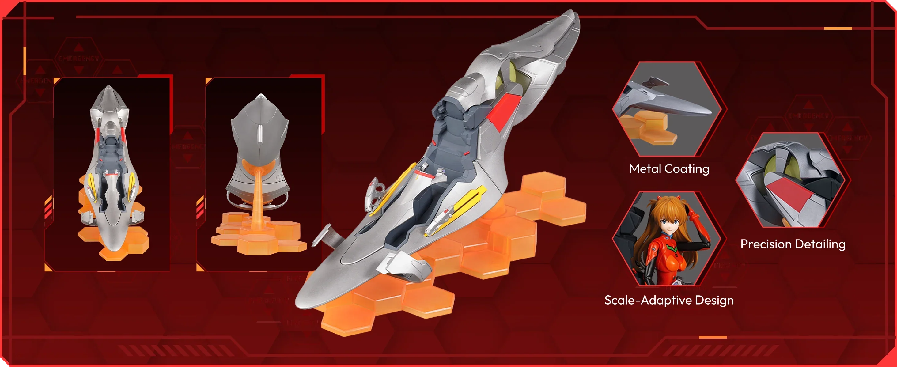 Evangelion - Fantastics Series (With Entry Plug Interior Ver.) Action Figure Blokees
