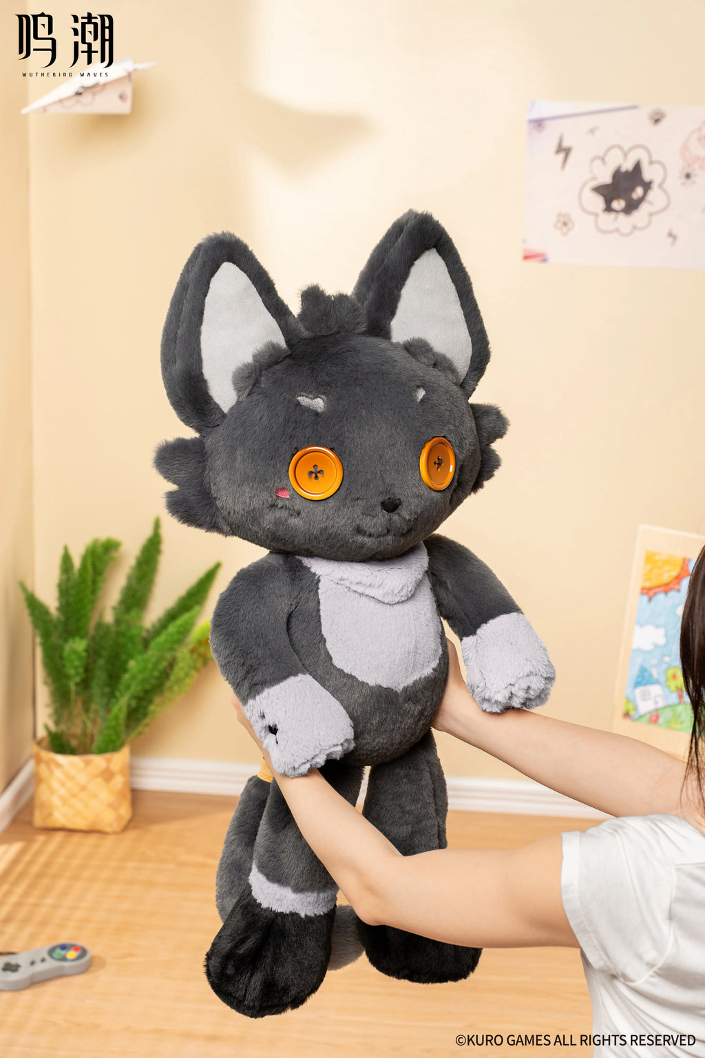 Wuthering Waves - Cat Hero Themed Plush Doll KURO GAMES