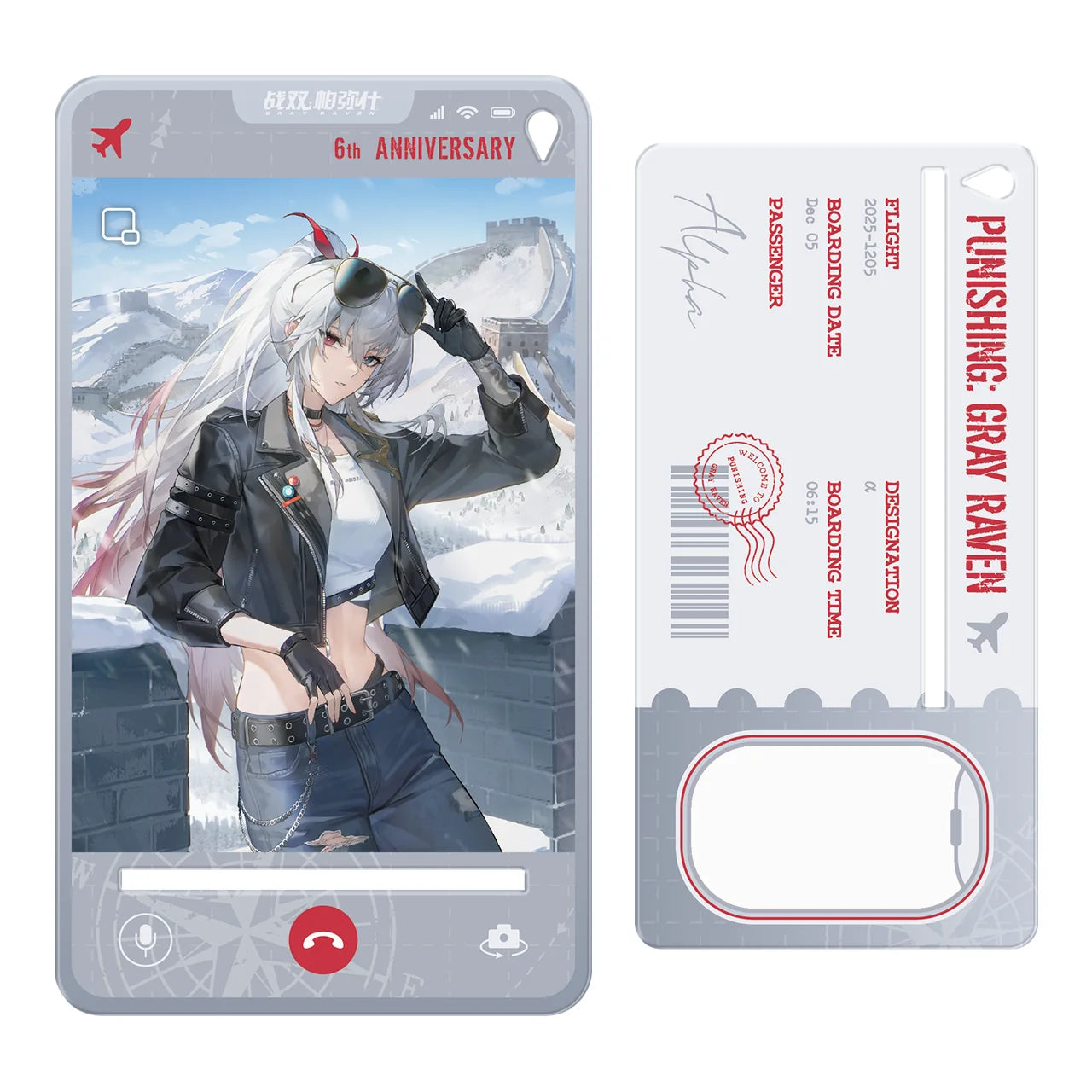 Punishing: Gray Raven - Echoes of Elsewhere 6th Anniversary Display Standee KURO GAMES