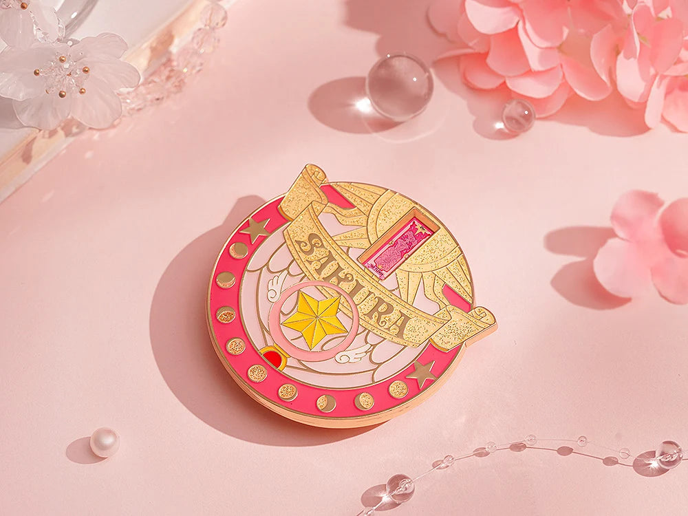Cardcaptor Sakura 25th Anniversary -Star Wand Metal Badge GoodSmile Moment