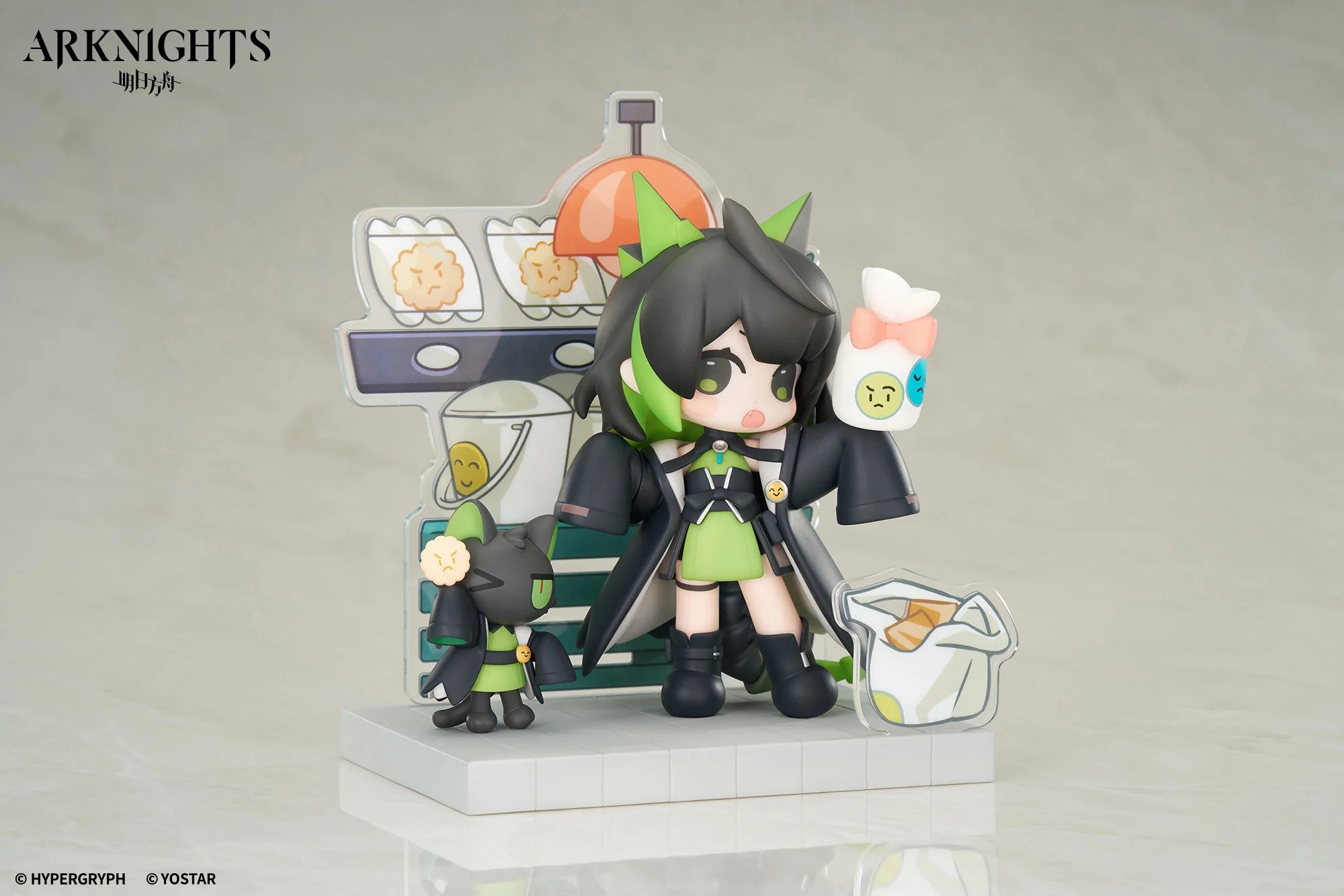 Arknights - Kal'tsit (The Remains of Time Ver.) & Mon3tr Cuties Series Chibi Figure APEX