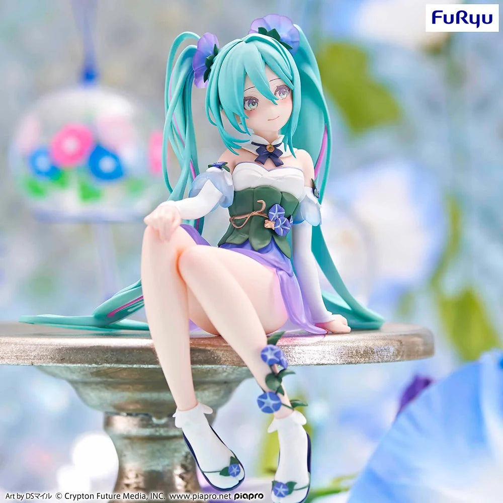 Hatsune Miku - Hatsune Miku(Flower Fairy Morning Glory Ver.) Noodle Stopper Prize Figure FuRyu Corporation