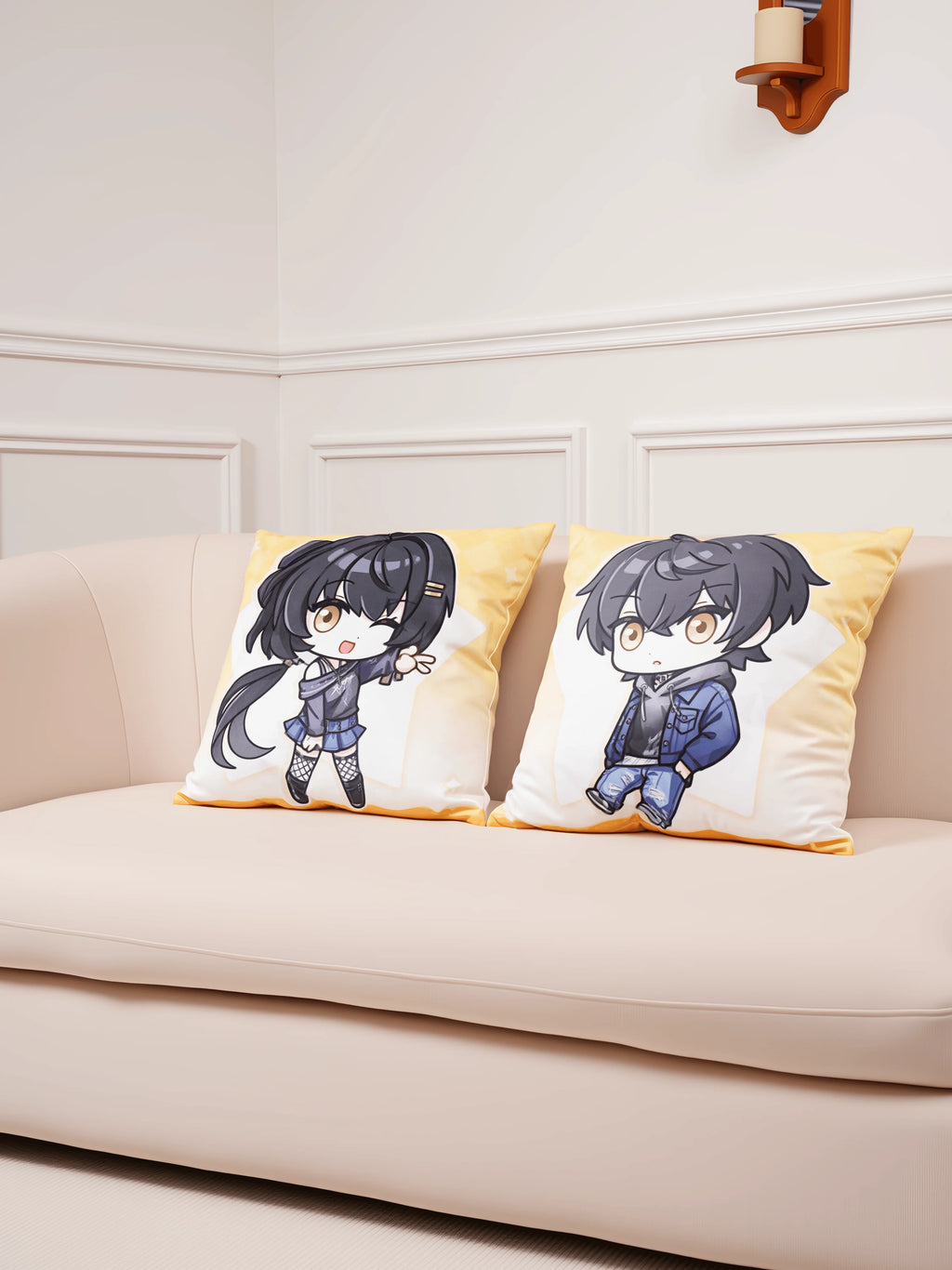 Wuthering Waves - Focused Freeze Series Chibi Character Pillow Karasumaya