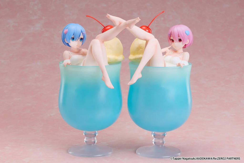 Re:ZERO Starting Life in Another World - Ram & Rem (Cream Soda) 1/7 Scale Figure elcoco