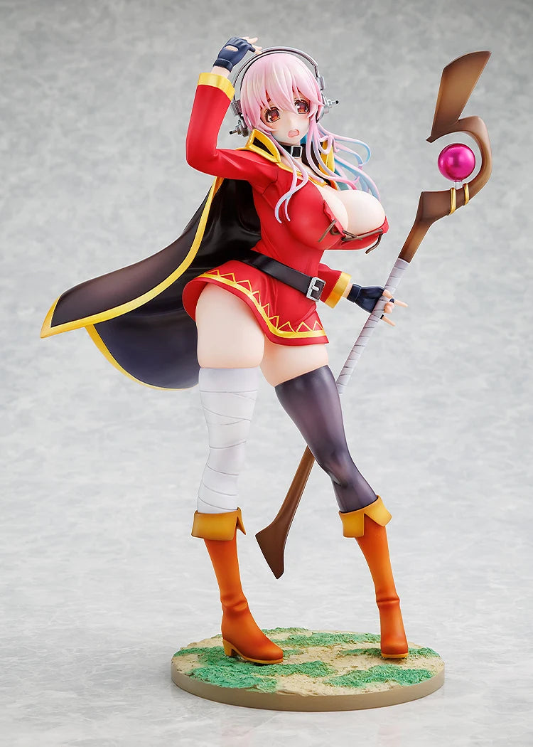 Super Sonico - Super Sonico (KONOSUBA -God's blessing on this wonderful world! Megumin Collaboration Ver) 1/7 Scale Figure KADOKAWA