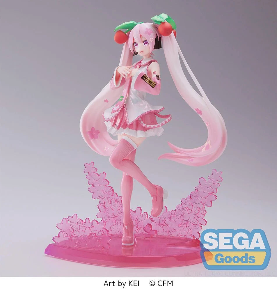 Hatsune Miku - Luminasta Sakura Miku 2023 Prize Figure SEGA
