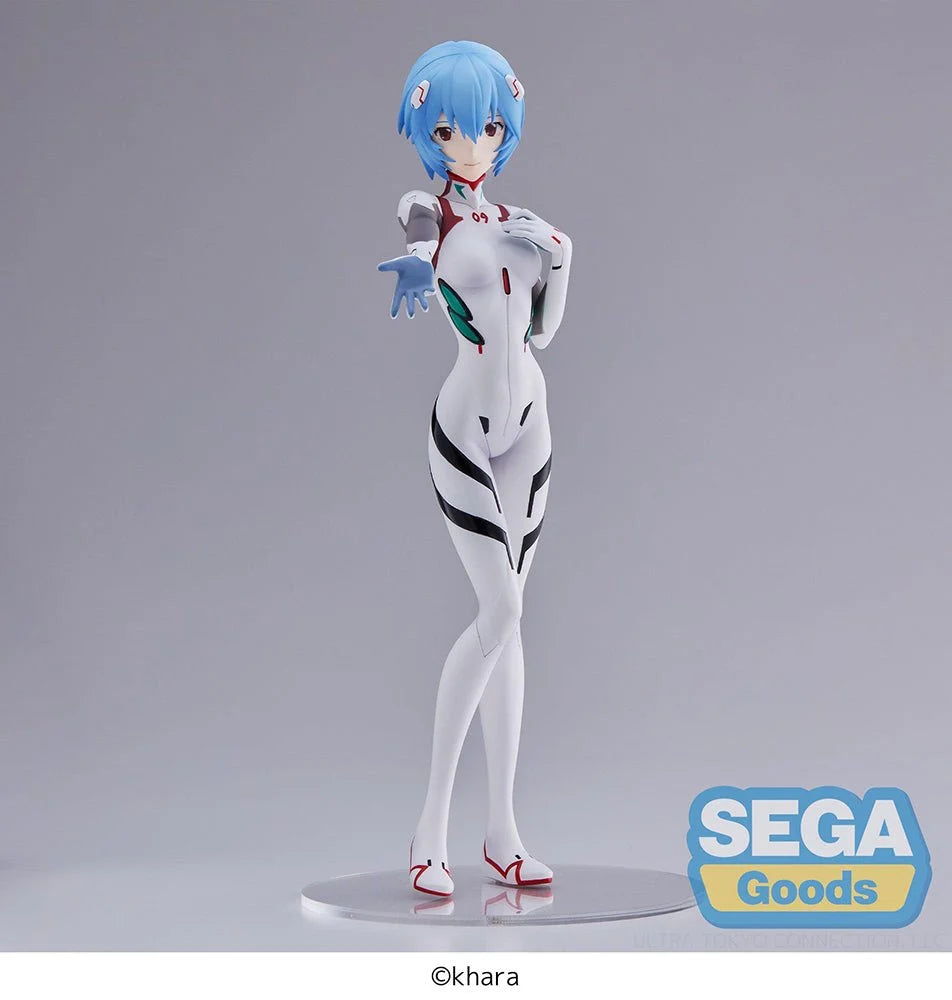 EVANGELION - Thrice Upon a Time Rei Ayanami Hand Over/Momentary White Prize Figure SEGA