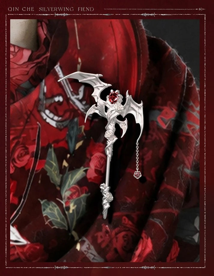 Love and Deepspace - Sylus Silverwing Fiend Series Shawl Clasp InFold Games