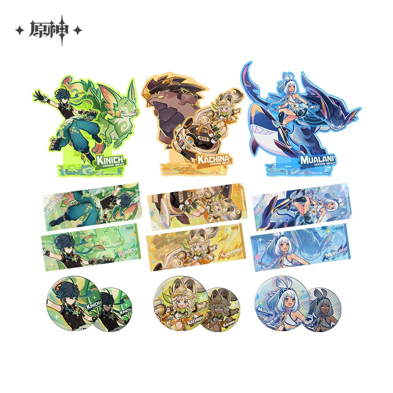 Genshin Impact - The Traces of Qi Hui Series Badge & Acrylic Stand miHoYo