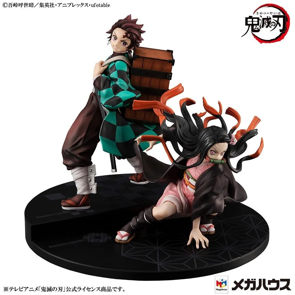 Demon Slayer: Kimetsu No Yaiba - Kamado Tanjirou Kamado Nezuko Precious G.E.M. Series Non-Scale Figure Megahouse