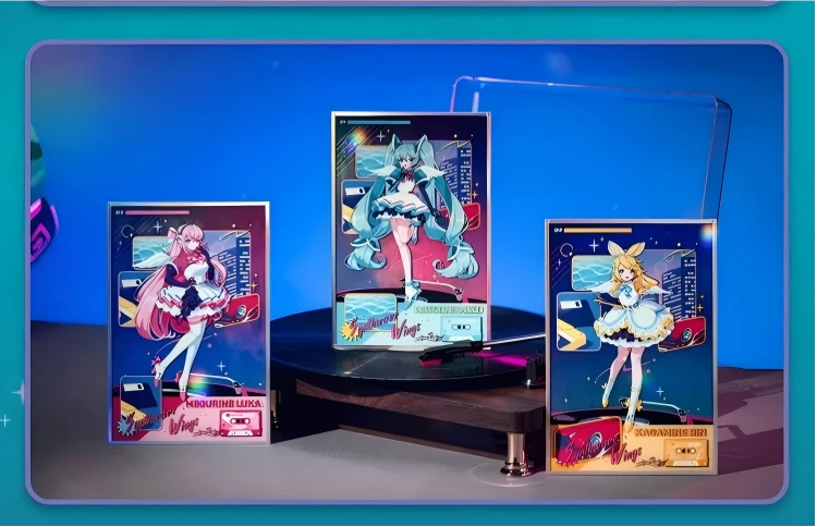 Vocaloid - Wings of the Synthwave Series Acrylic Shikishi Board Moeyu