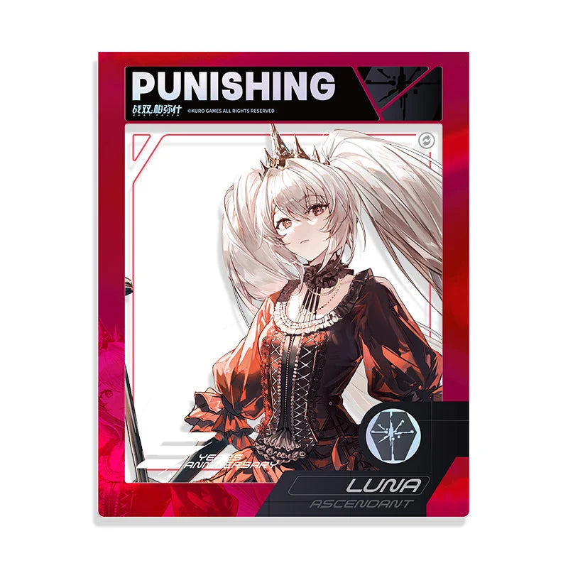 Punishing: Gray Raven - Moonlit Nightfall Theme 5th Anniversary Celebration Art Paper Frame Card KURO GAMES