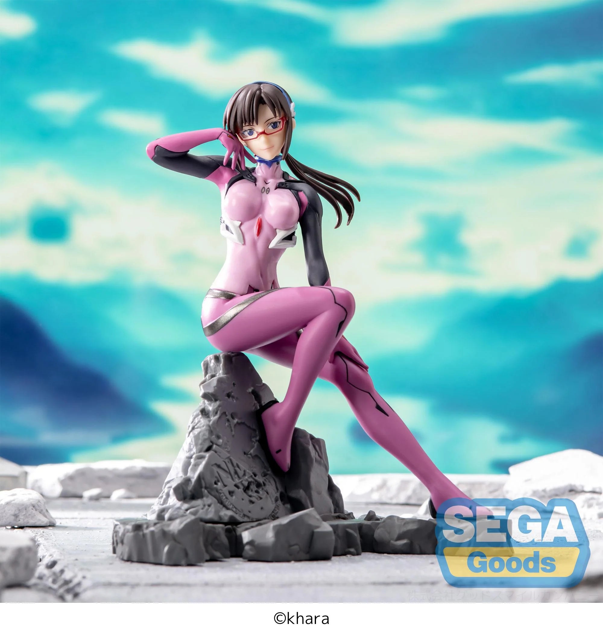 EVANGELION: 3.0+1.0 Thrice Upon a Time - Mari Makinami Illustrious (30th Anniversary Ver.) Luminasta Prize Figure SEGA