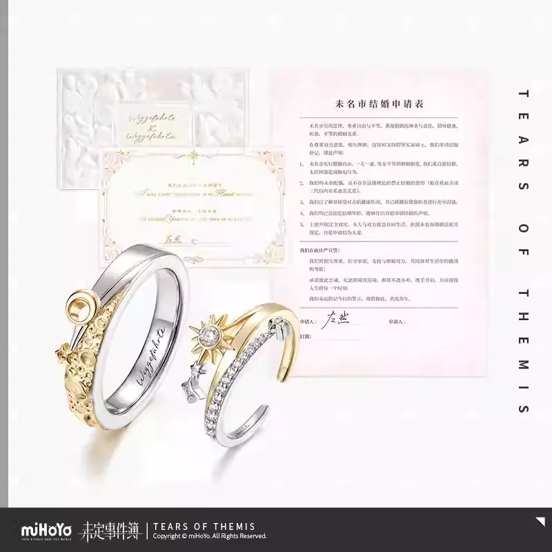 Tears of Themis - Forever Begins With You Series Heartbeat Vow Couple Rings miHoYo