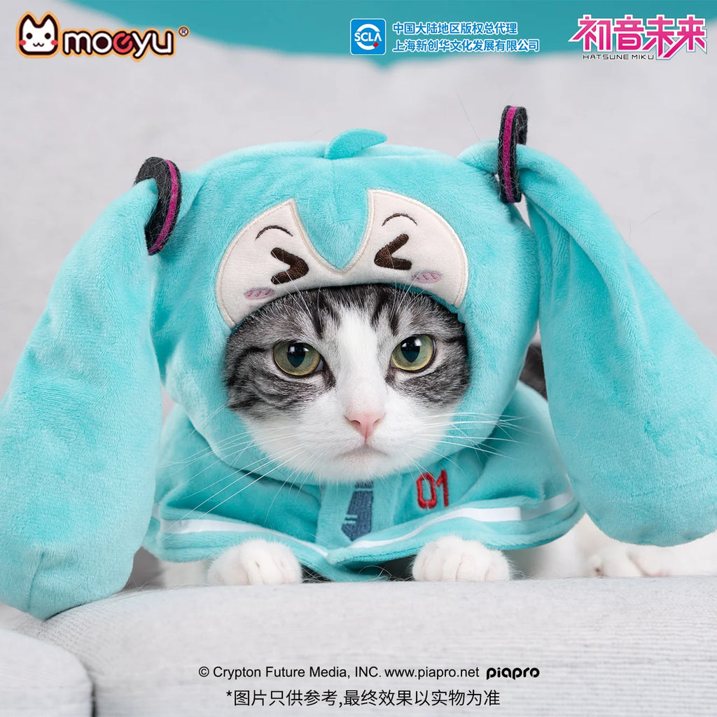 Hatsune Miku - Hatsune Miku Squinty Eyes Series Mini Puppet Shawl Moeyu