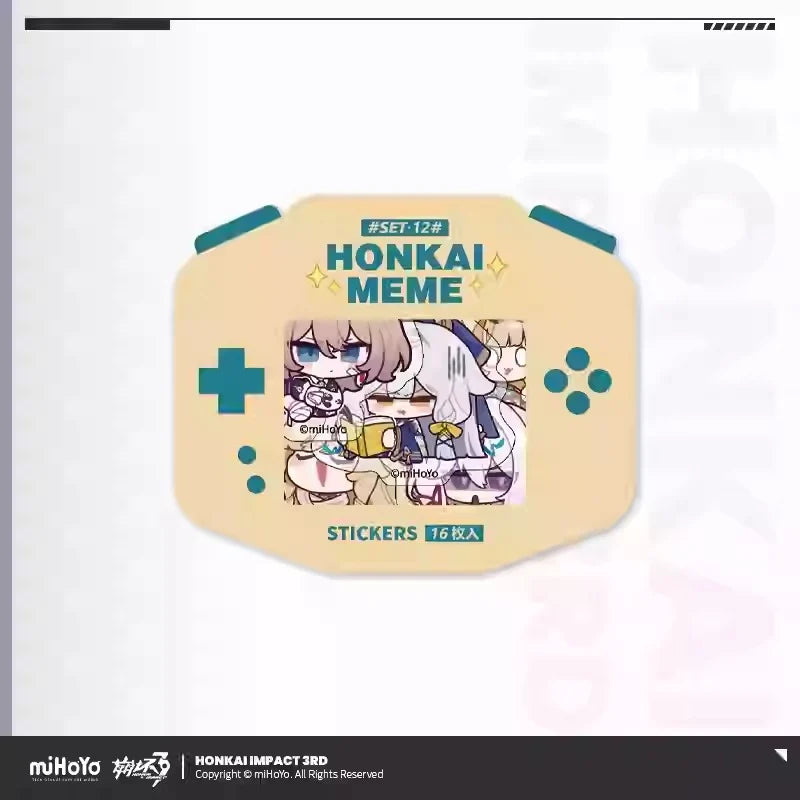 Honkai Impact 3rd - HONKAI MEME Sticker Set miHoYo