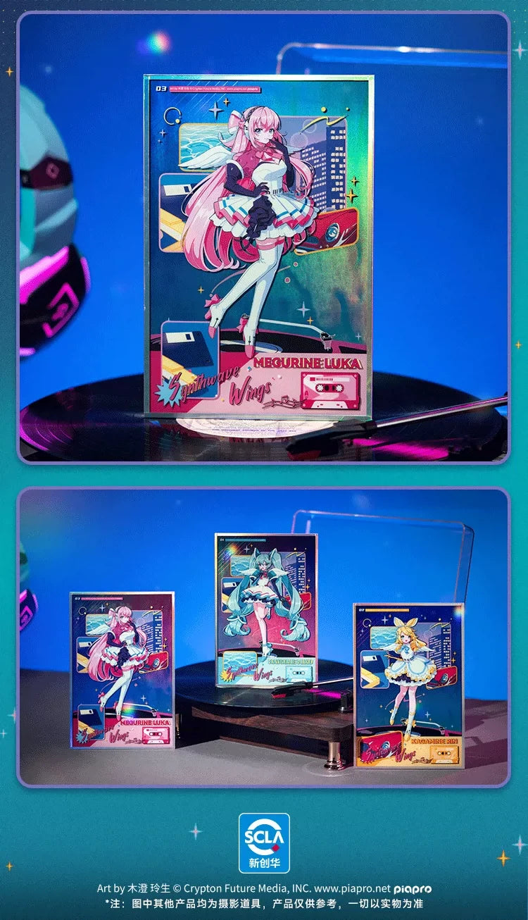 Vocaloid - Wings of the Synthwave Series Acrylic Shikishi Board Moeyu