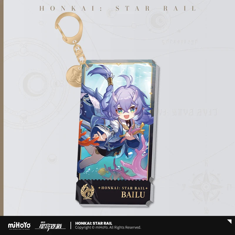 Honkai: Star Rail - The Abundance Path Character Acrylic Warp Artwork Acrylic Keychain miHoYo