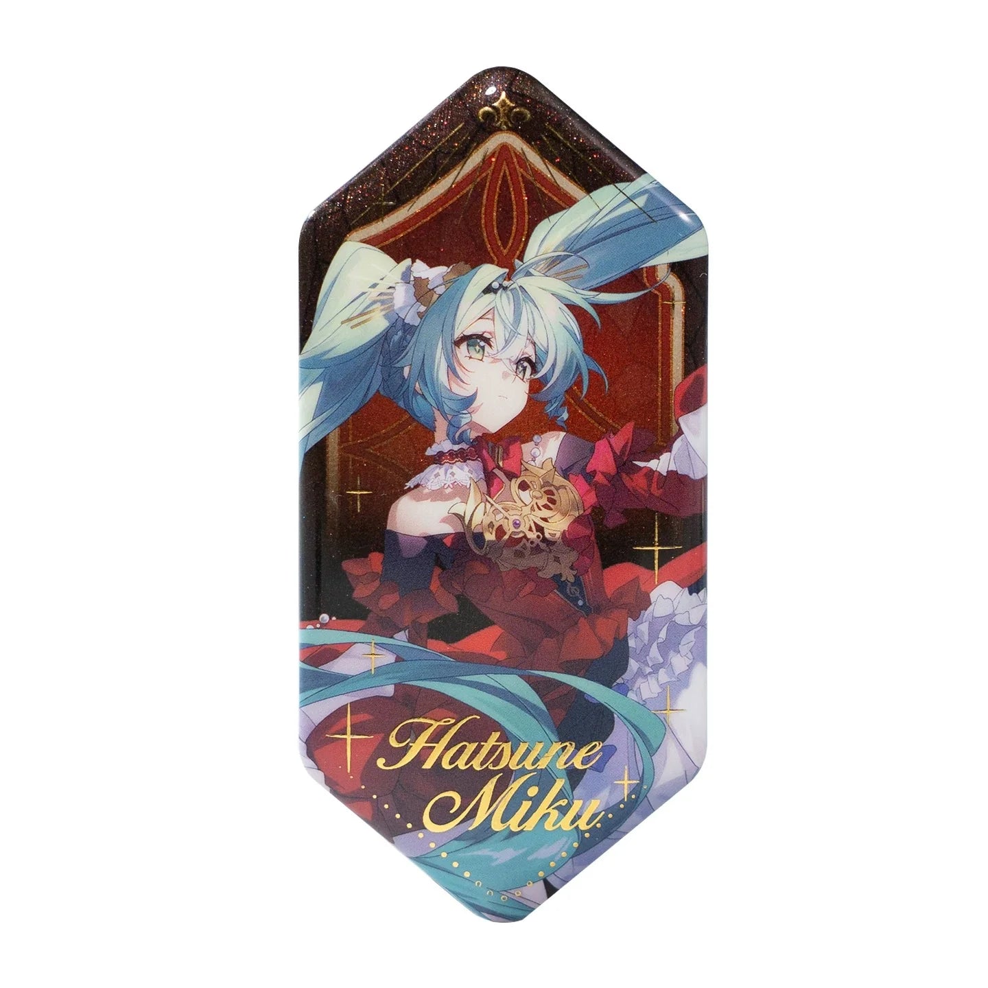 Hatsune Miku - Dimensional Discovery Baroque Overture Diamond-shaped Badge Moeyu