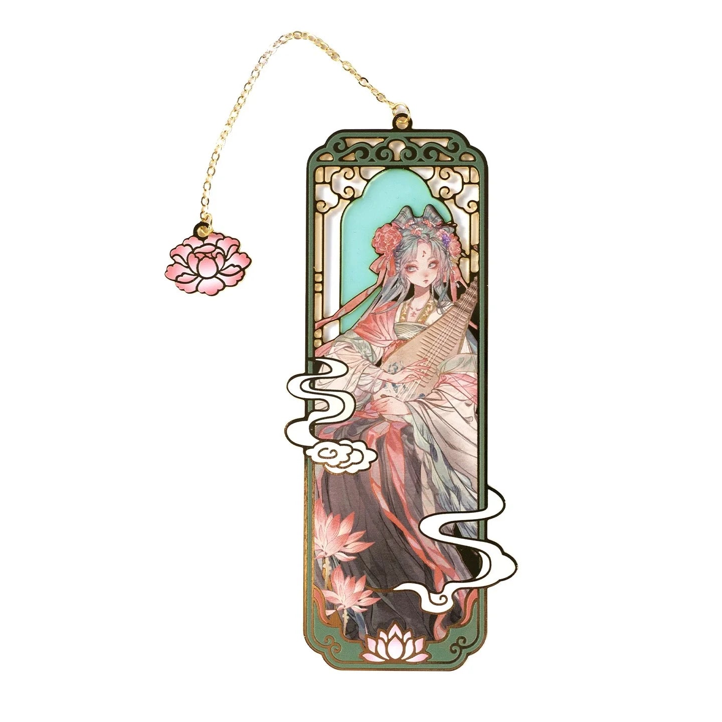 Hatsune Miku - Ink and Wash Painting Series Metal Bookmark Moeyu