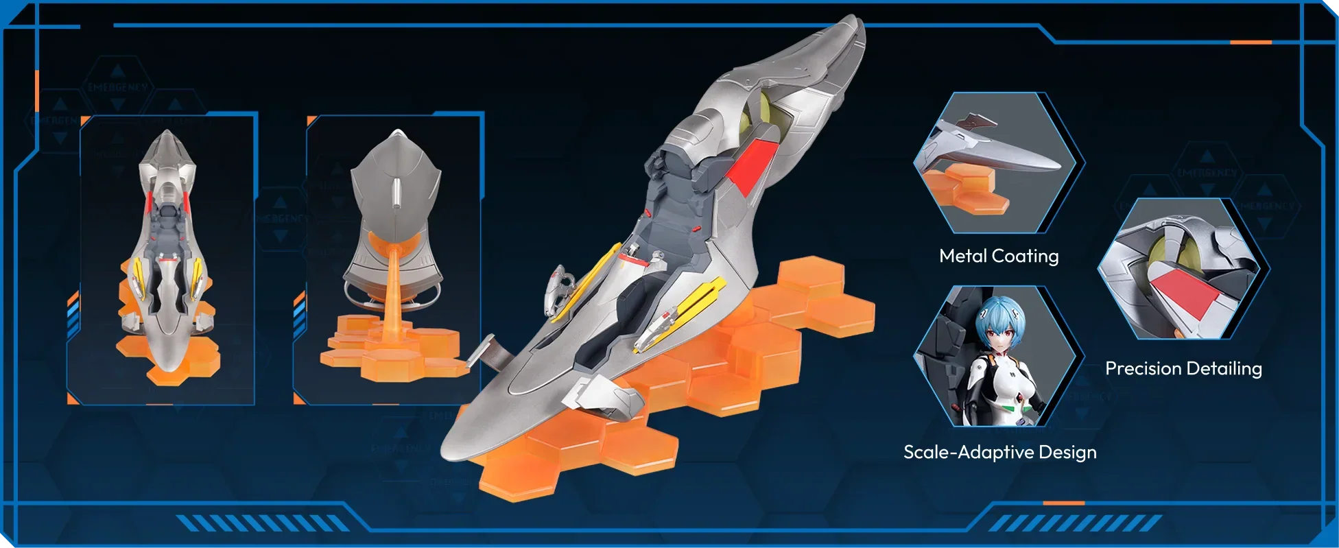 Evangelion - Fantastics Series (With Entry Plug Interior Ver.) Action Figure Blokees
