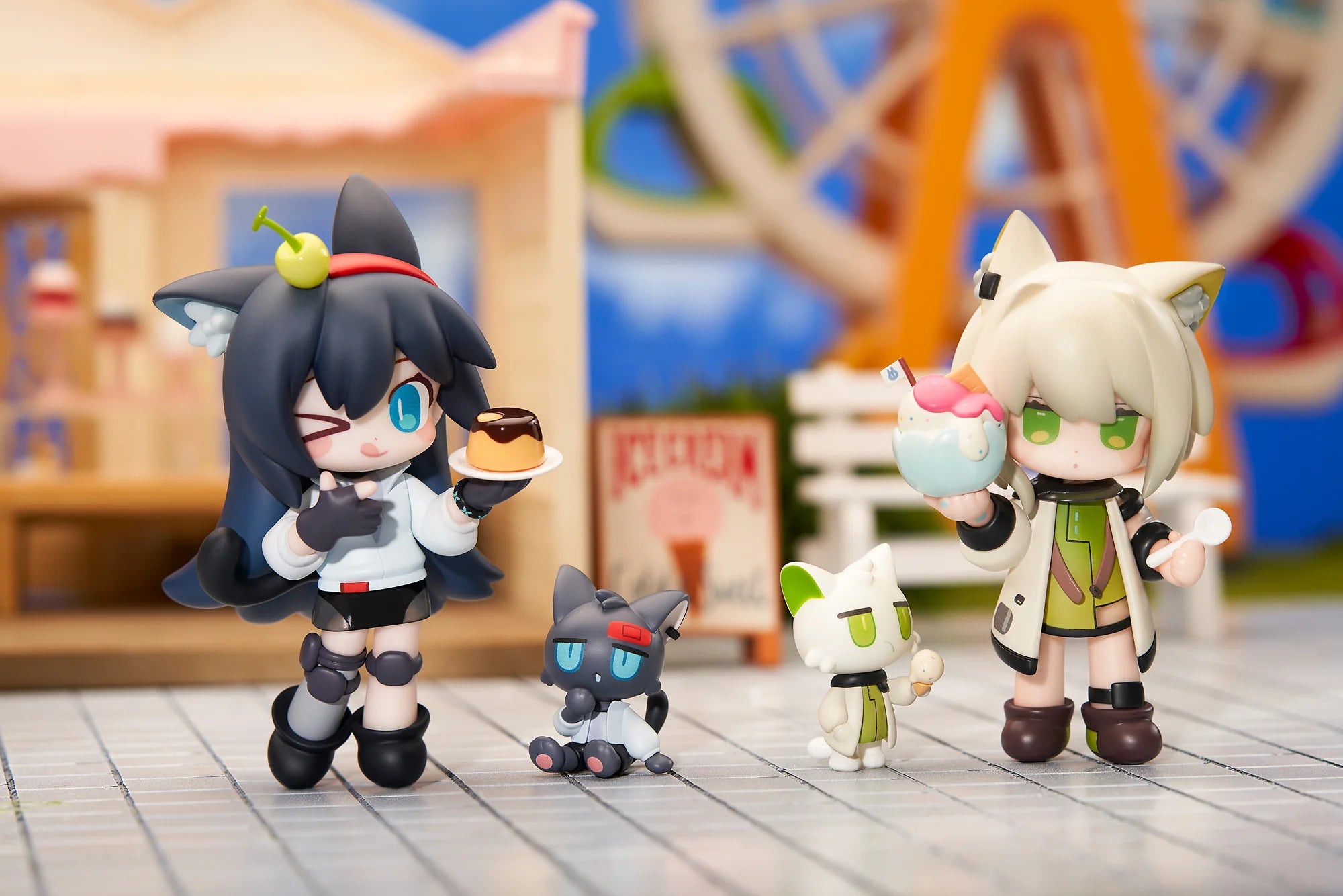 Arknights - Blaze & Kal'tsit Dessert Time Series Chibi Figure APEX