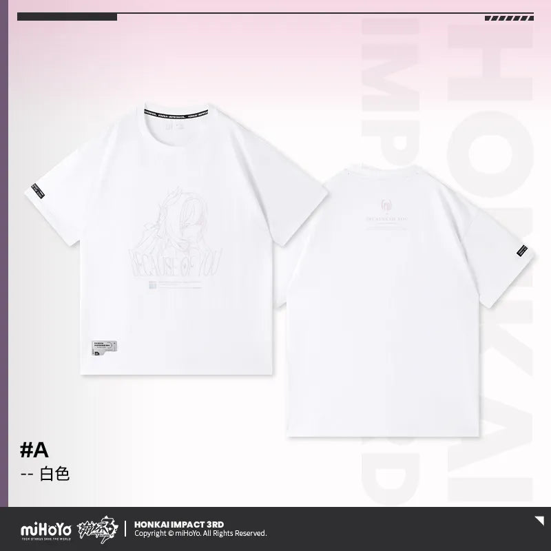 Honkai Impact 3rd - Elysia Because of You Theme T-Shirt miHoYo