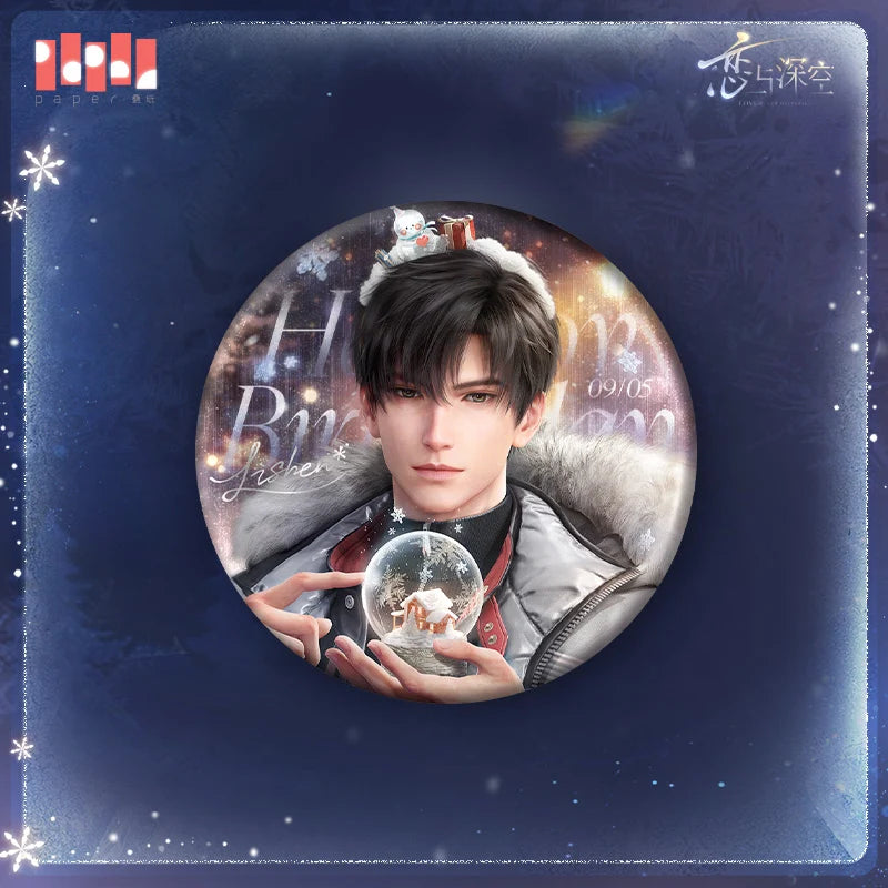 Love and Deepspace - Zayne 2025 Birthday Dawnbreak Promise Series Treasure Badge InFold Games