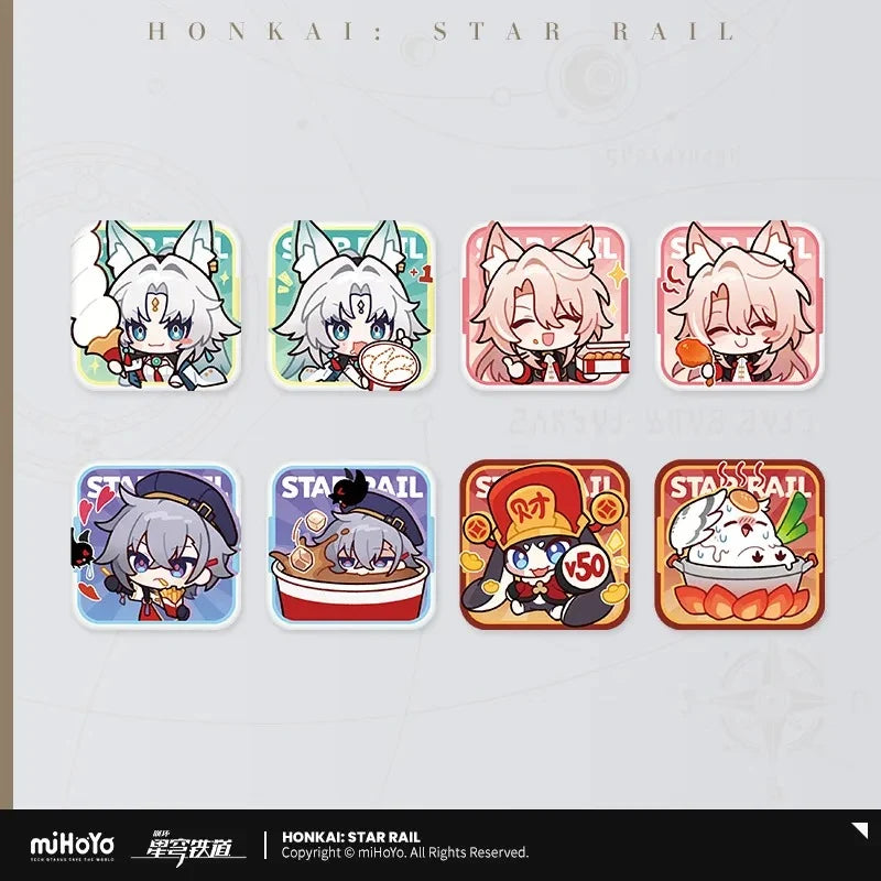 Honkai: Star Rail - Tasty Sharing Series Chibi Tinplate Badge miHoYo
