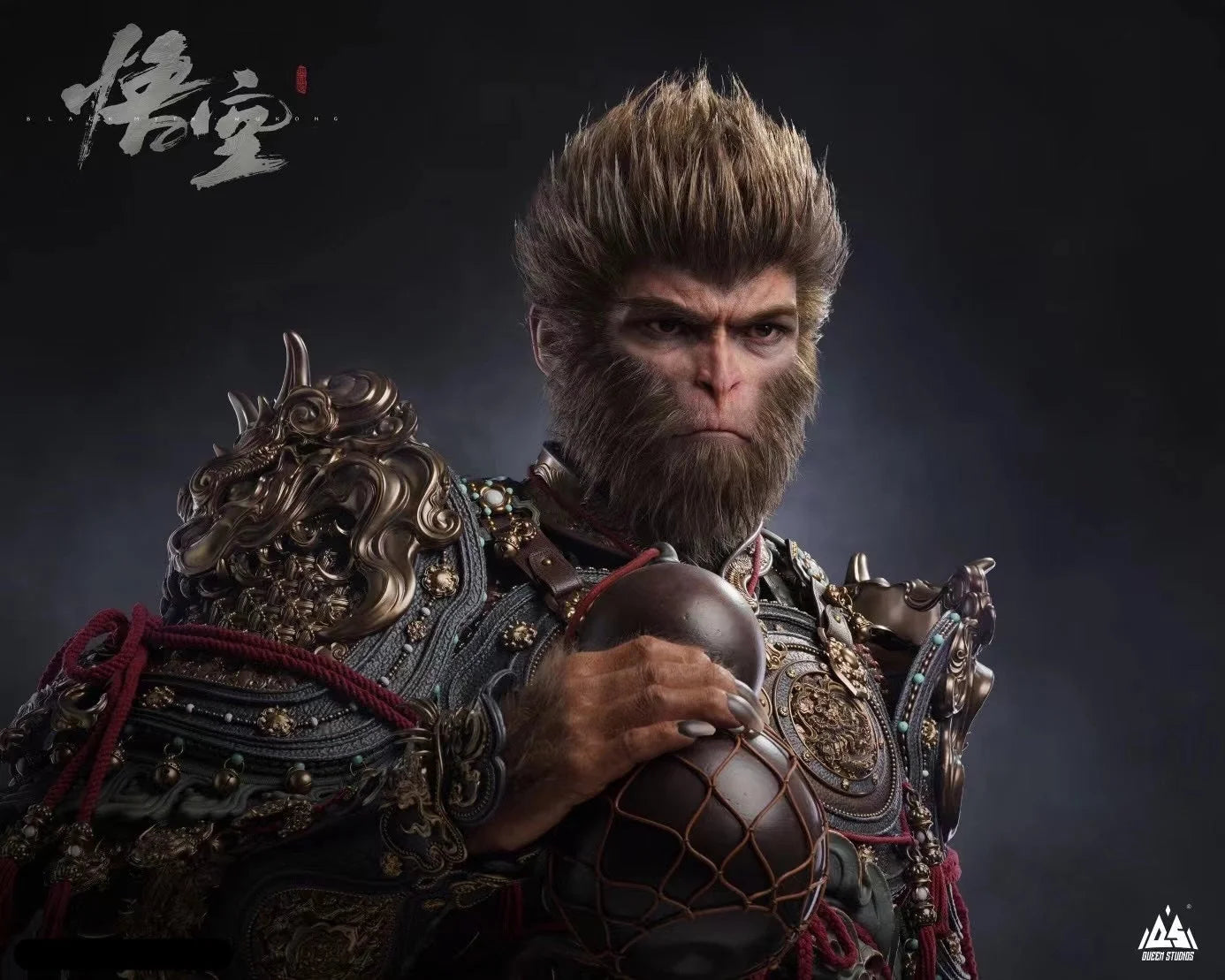 Queen Studio - Licensed Black Myth Wukong 1/1 Bust | Copyright Black Myth Wukong 1/1 Bust