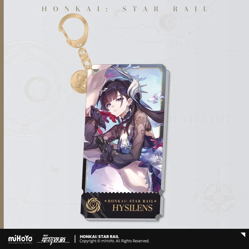 Honkai: Star Rail - The Nihility Path Character Acrylic Warp Artwork Acrylic Keychain miHoYo