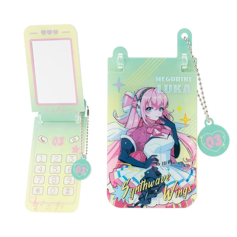 Vocaloid - Wings of the Synthwave Series Folding Acrylic Compact Mirror Moeyu