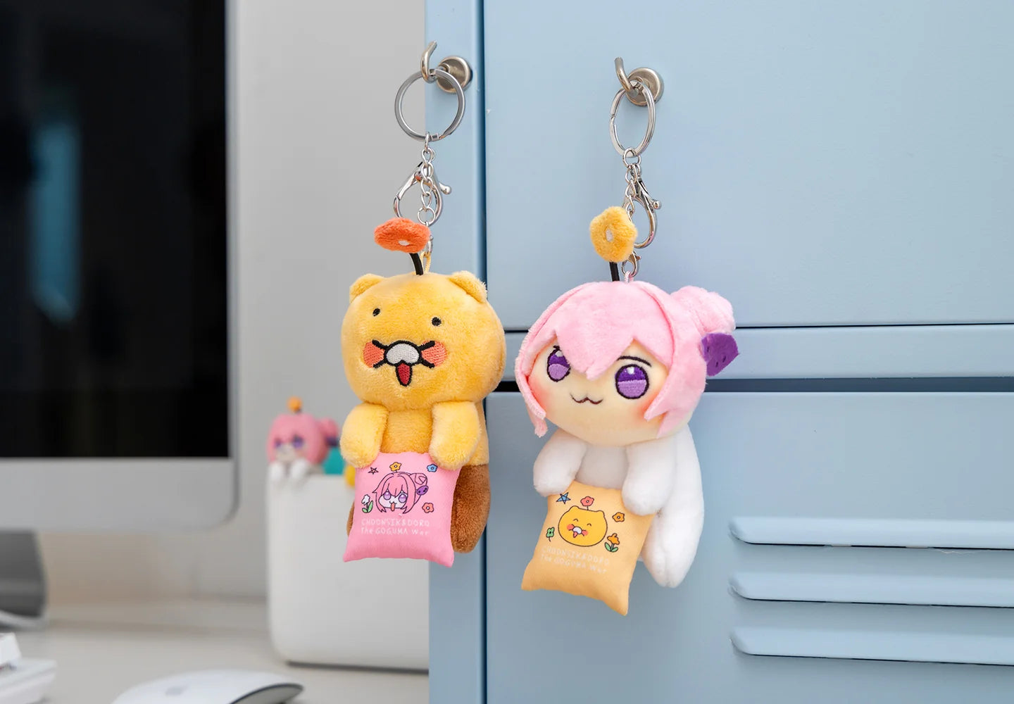 Goddess of Victory: Nikke - Doro＆Choonsik KAKAO FRIENDS Collab Series Desktop plush keychain GNF TOYZ