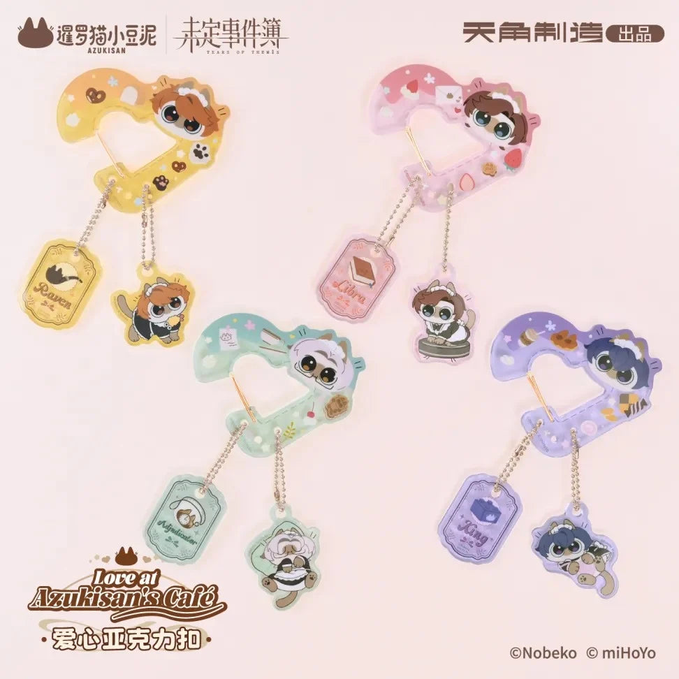 Tears of Themis - Love At Azukisan's Cafe Series Shaped Acrylic Locking Clip miHoYo