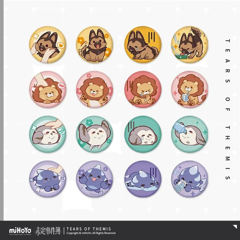 Tears of Themis - Fluffy Everyday Series Mini Plush Badge Set miHoYo