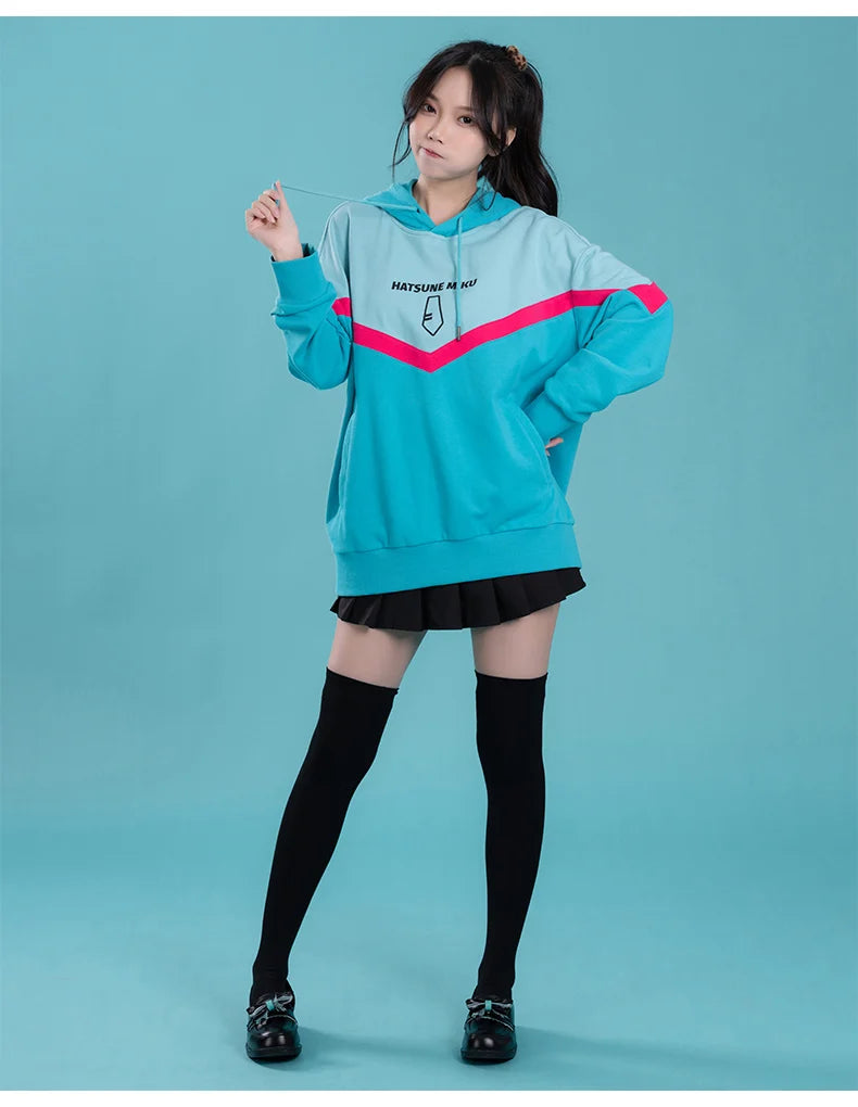 Hatsune Miku - Hatsune Miku Multicolor Hoodie Outerwear Moeyu