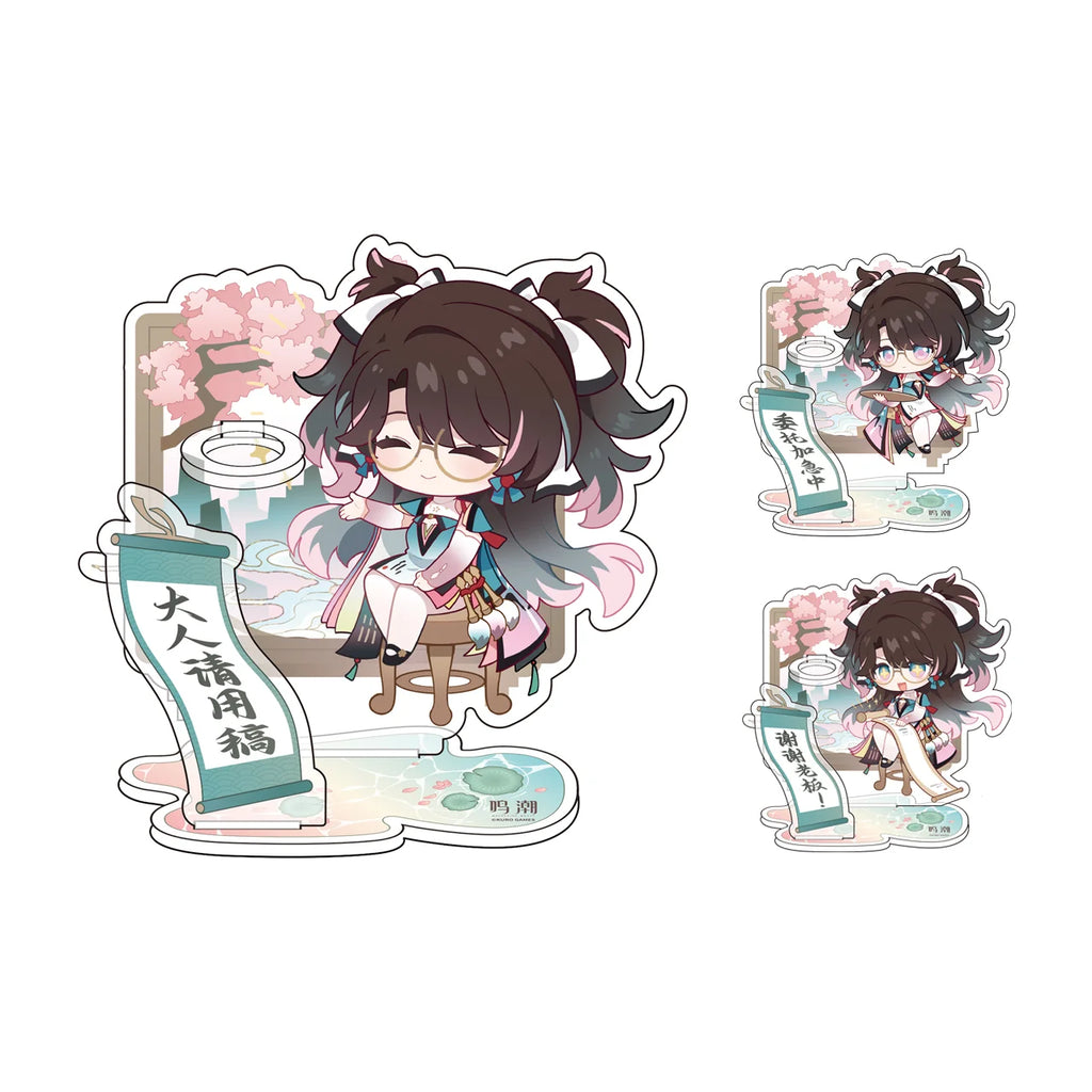 Wuthering Waves - Zhezhi Resonator Themed Chibi Acrylic Pen Holder KURO GAMES