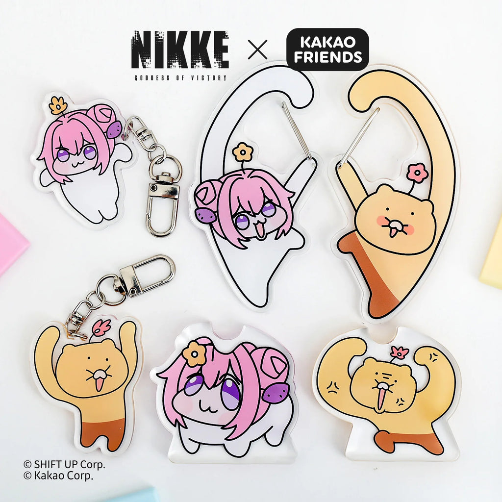 Goddess of Victory: Nikke - Doro＆Choonsik KAKAO FRIENDS Collab Series 3D Acrylic Keychain Blind Box GNF TOYZ